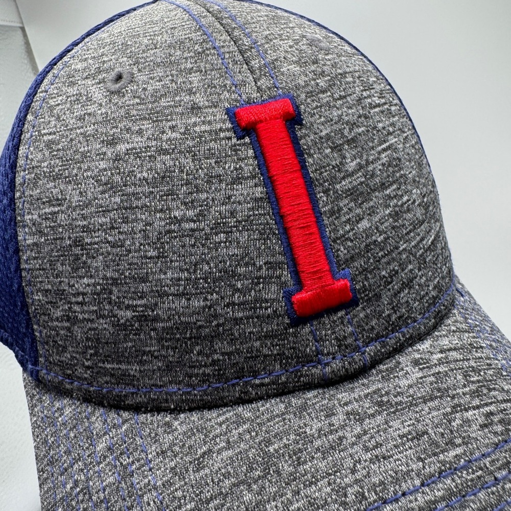 Iowa Cubs MiLB Minor League Baseball Cap New Era 9FORTY Hat Mens OSFM Gray Blue